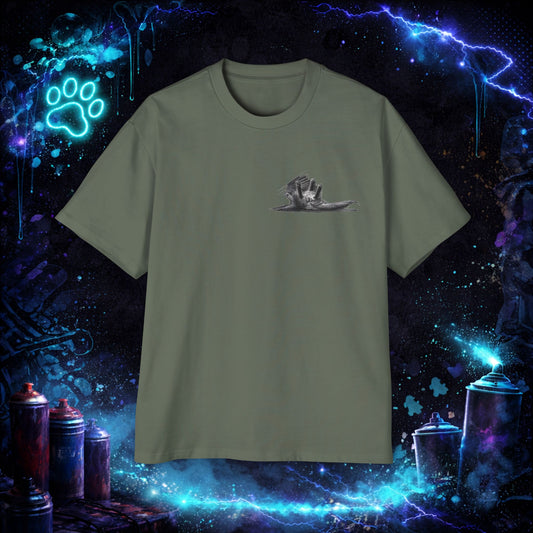 Cat Streetwear T-Shirt - Fluffy Tabby Edition 3 - Dark - Men - NINE LIVES