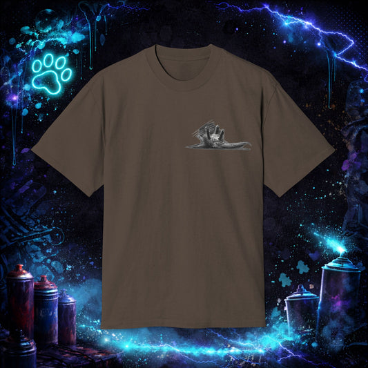 Cat Streetwear T-Shirt - Fluffy Tabby Edition 3 - Dark - Women - NINE LIVES