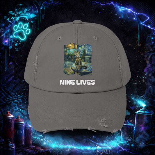 NINE LIVES Custom Pet Portrait - Dream Room Van Gogh - Edition 1